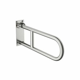 Barra de Apoio Lateral Articulada 60cm Aço Escovado