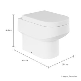 Kit Completo Deca Bacia Convencional Carrara Branco