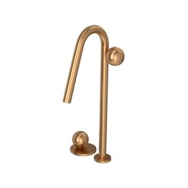 Monocomando de Mesa Bica Alta para Lavatório Gold Matte
