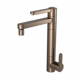 Misturador Monocomando de Mesa com Filtro para Cozinha Twin Click Corten