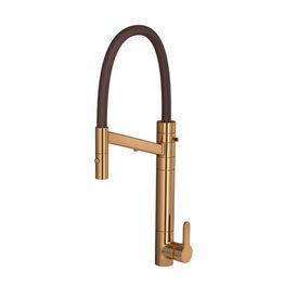 Misturador Monocomando de Mesa com Filtro para Cozinha Twin Colore Red Gold e Marrom