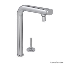 Misturador Monocomando Deca de Mesa Bica Alta para Cozinha Click com Acionamento Joystick You Cromado