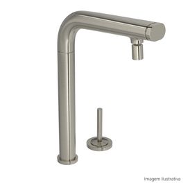 Monocomando Cozinha de Mesa Deca You Wave Bica Alta Click e Acionamento Joystick Deca You Inox
