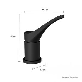 Acionamento Monocomando de Mesa para Cozinha