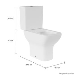 Bacia para Caixa Acoplada Deca Axis Branco