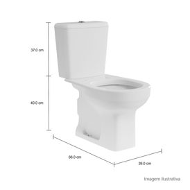 Bacia para Caixa Acoplada Deca Fast Branco