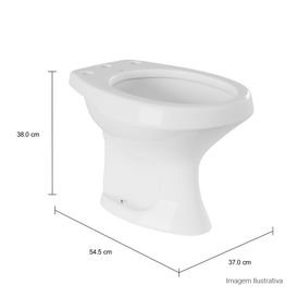 Bidê de Três Furos Deca Ravena Branco