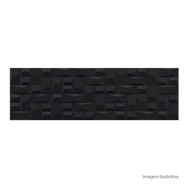 Azulejo Sensorial Matte Forma Black - 33cmx100cm Ret