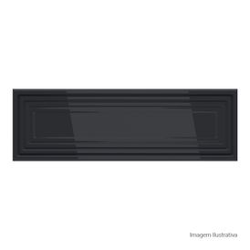 Azulejo Cintilante Lux Black - 8cmx25cm Bold