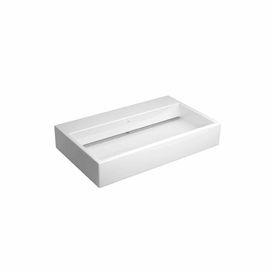 Cuba de Apoio Deca com Mesa e Válvula Oculta Retangular Branco