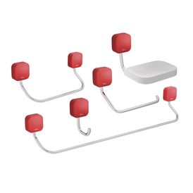 Kit Capinhas Silicone com 7 Capas para Acessório Pix Vermelho