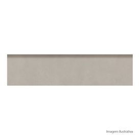 Porcelanato - Rodapé Downtown Hd Acetinado Gray - 15cmx60cm Bold