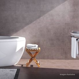 Porcelanato - Rodapé Loft Acetinado Dark Gray - 11cmx60cm Bold