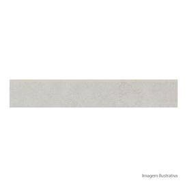 Porcelanato - Rodapé Loft Polido Soft Gray - 15cmx90cm Ret