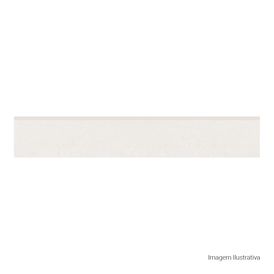 Porcelanato - Rodapé Loft Polido White - 15cmx90cm Ret