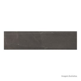 Porcelanato Lumina Acetinado Decor Black - 30cmx120cm Ret