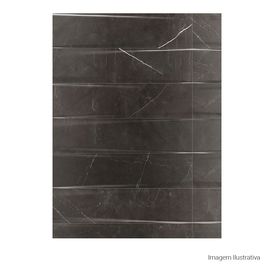 Porcelanato Lumina Acetinado Decor Black - 30cmx120cm Ret