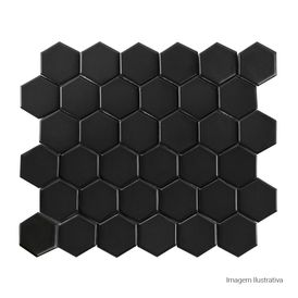 Porcelanato Acordes Matte Black - 27cmx30,8cm Bold