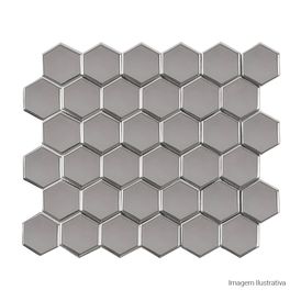 Porcelanato Acordes Lux Silver - 27cmx30,8cm Bold