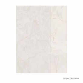 Porcelanato Apollo Polido Onix Almond - 120cmx240cm Ret