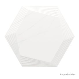 Porcelanato Ballet Matte White - 17,5cmx17,5cm Bold