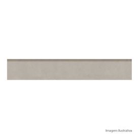Porcelanato - Rodapé Downtown Hd Polido Gray - 15cmx90cm Ret
