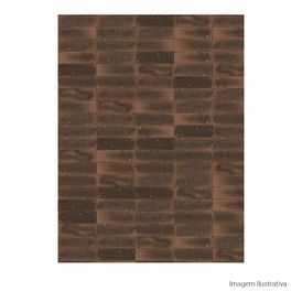 Porcelanato Every Brick Matte Stone Dark Brown - 7,7cmx24cm Bold