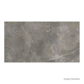Porcelanato Magnum Hd Polido Dark Gray - 60cmx120cm Ret