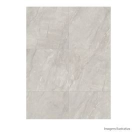 Porcelanato Pietra Di Savoie Acetinado Soft Gray - 100cmx100cm Ret