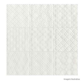 Porcelanato Sintra Maiolica White - 60cmx60cm Ret