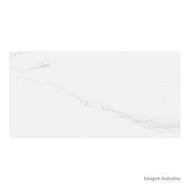 Porcelanato Lumina Acetinado White - 60cmx120cm Ret
