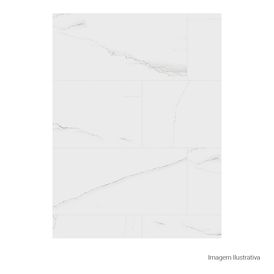 Porcelanato Lumina Acetinado White - 60cmx120cm Ret