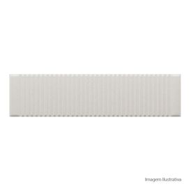 Porcelanato Senses Matte Decor Off White - 10cmx40cm Bold