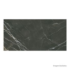 Porcelanato Monte Etna Polido Black - 80cmx160cm Ret