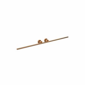 Porta Toalha com Barra Dupla Gold Matte