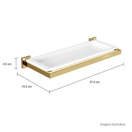 Prateleira em Louça Quadratta Gold