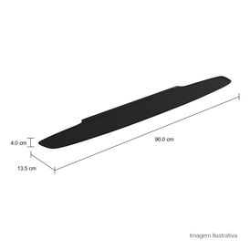 Prateleira Aberta 90cm Jader Almeida Ébano Fosco Jader Almeida