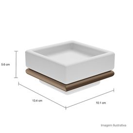 Saboneteira de Parede Acessórios Slim Corten